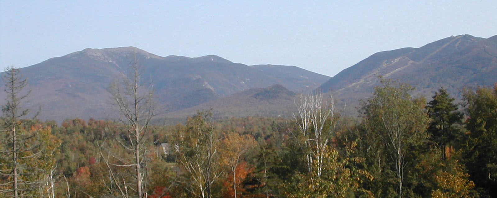 mountains in the fall